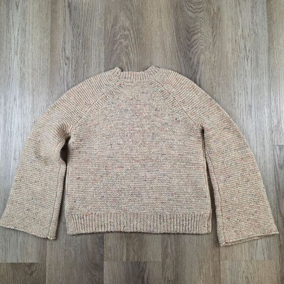 Madewell Flecked Wide-Sleeve Pullover Sweater Size XXS - Picture 7 of 10